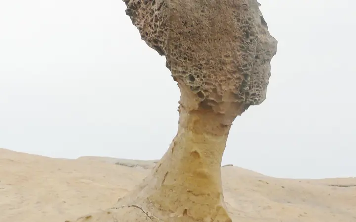 Queen's Head rock at Yehliu Geopark