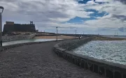 cruise ship docked at the port of St Arrecife, Canary Islands