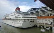 Cruise ship docked at the port of Klang (Kuala Lumpur), Malaysia