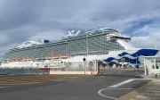 Princess cruise ship docked at the port of Toulon, France