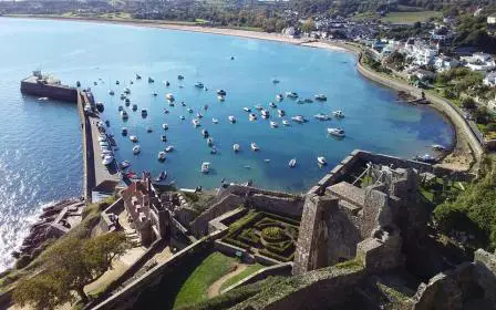 the port of Jersey, Channel Islands