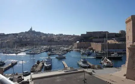 cruise ship docked at the port of Porto Vecchio, Corsica
