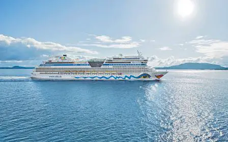 AIDA Sol cruise ship sailing from home port