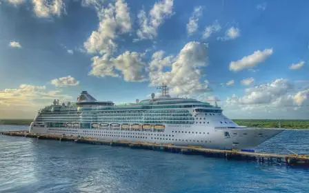 Royal Caribbean Brilliance of the Seas cruise ship sailing from home port