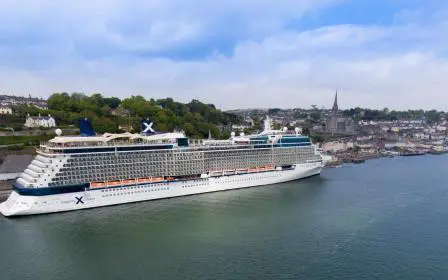 Celebrity Eclipse cruise ship sailing from home port