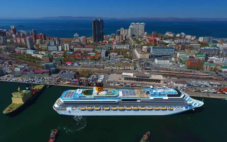 Costa Serena cruise ship sailing to homeport