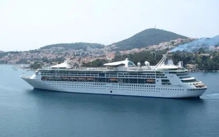 Royal Caribbean Grandeur of the Seas cruise ship sailing from home port