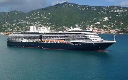 Holland America Line cruise ship ms Westerdam sailing to homeport