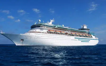 Majesty Of The Seas cruise ship sailing to homeport