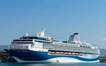 Marella Explorer cruise ship sailing to homeport
