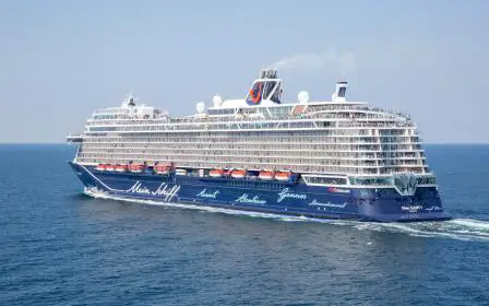 TUI Cruises Mein Schiff 1 cruise ship sailing from home port