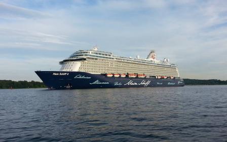 TUI Cruises Mein Schiff 4 cruise ship sailing from home port