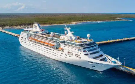 Royal Caribbean Empress Of The Seas cruise ship sailing from home port