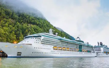 Royal Caribbean Radiance of the Seas cruise ship sailing from home port