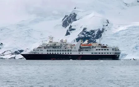 Silversea Cruises Silver Explorer cruise ship sailing from home port