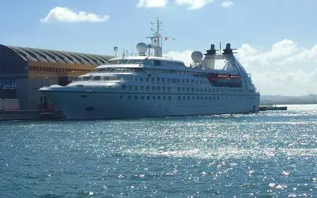 Star Pride cruise ship sailing from home port