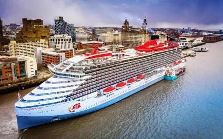 Scarlet Lady cruise ship sailing from home port