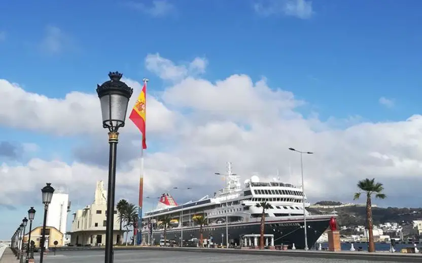 port of Ceuta, Spanish Morocco