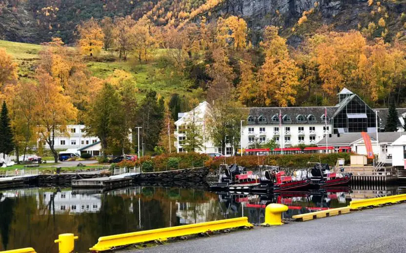 port of Gudvangen, Norway