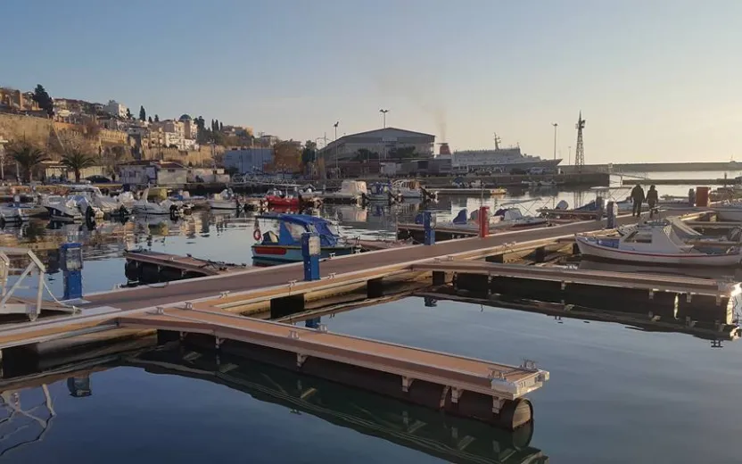 port of Kavala, Greece