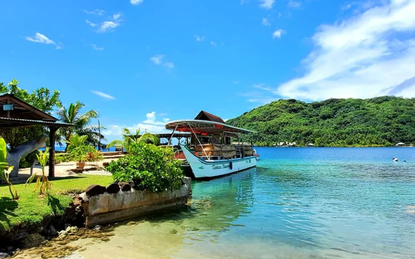 port of Tahaa, French Polynesia