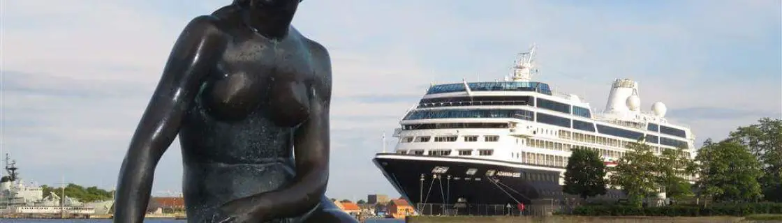 Azamara cruise ship docked at the port of Copenhagen, Denmark