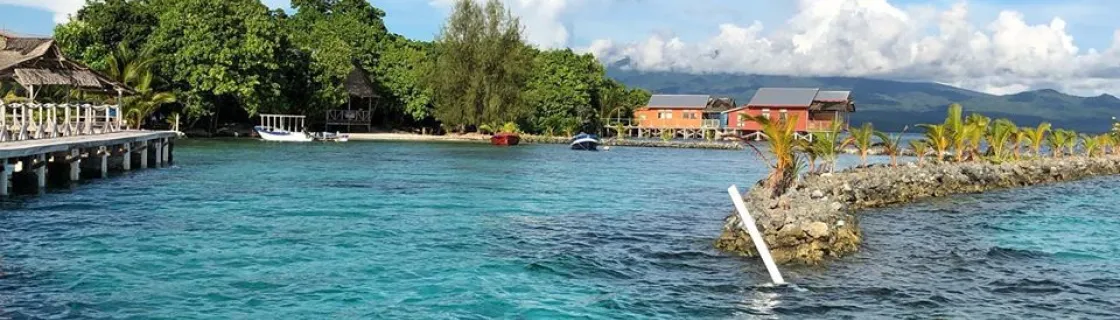 port of Gizo, Solomon Islands