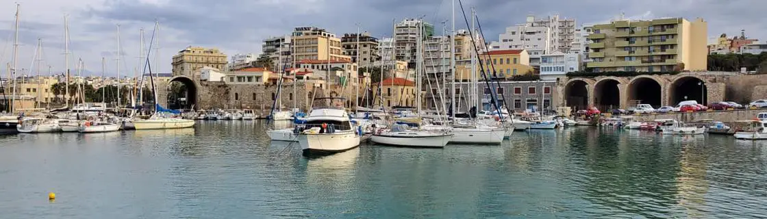 Cruise port of Iraklion, Greece