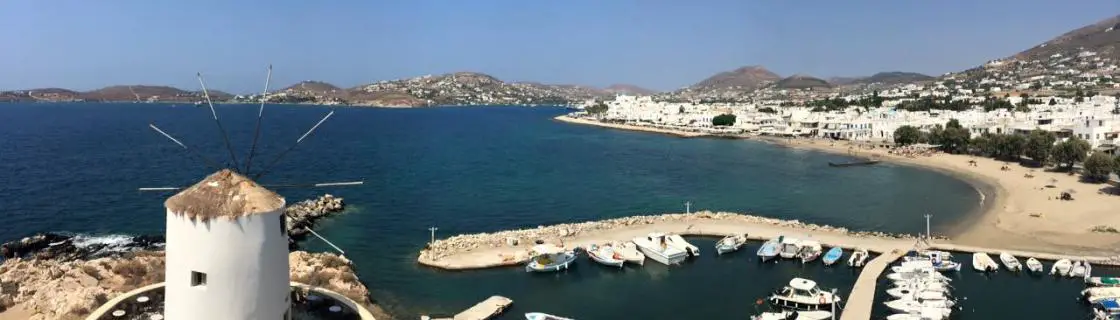 cruise port of Paros, Greece