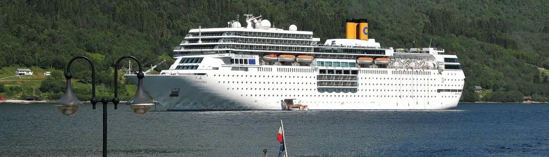 Costa cruise ship at the port of Rauma, Finland