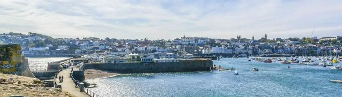 the port of Guernsey, Channel Islands