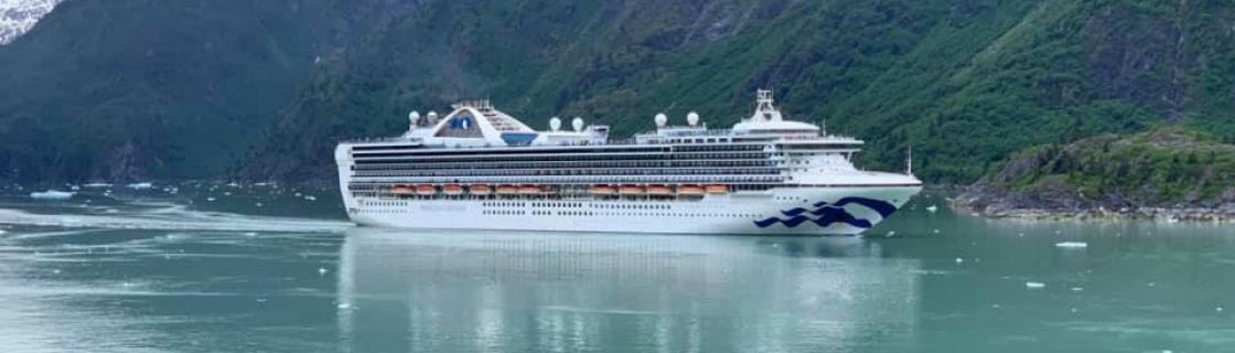 Princess cruise ship Tracy Arm, Alaska