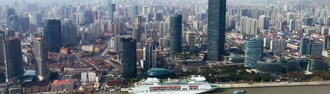 cruise port of Shanghai, China