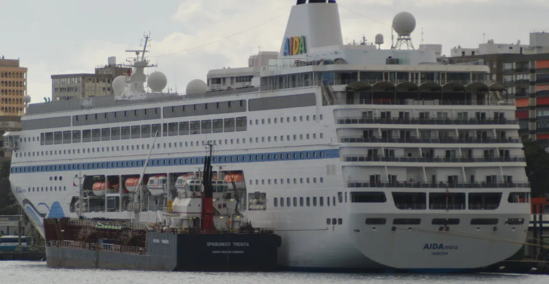 AIDA Mira cruise ship sailing from home port