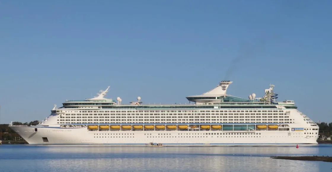 Royal Caribbean Adventure of the Seas cruise ship sailing from home port