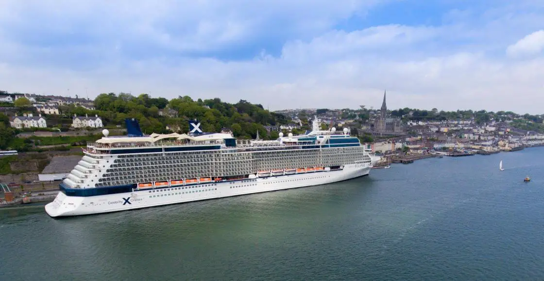 Celebrity Eclipse cruise ship sailing from home port