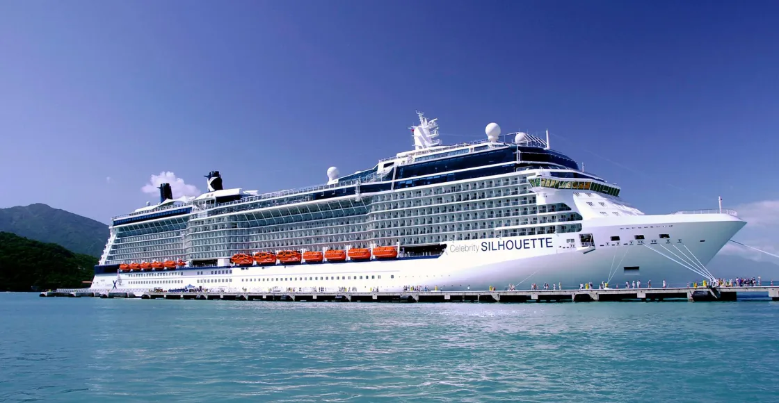 Celebrity Silhouette cruise ship sailing from home port