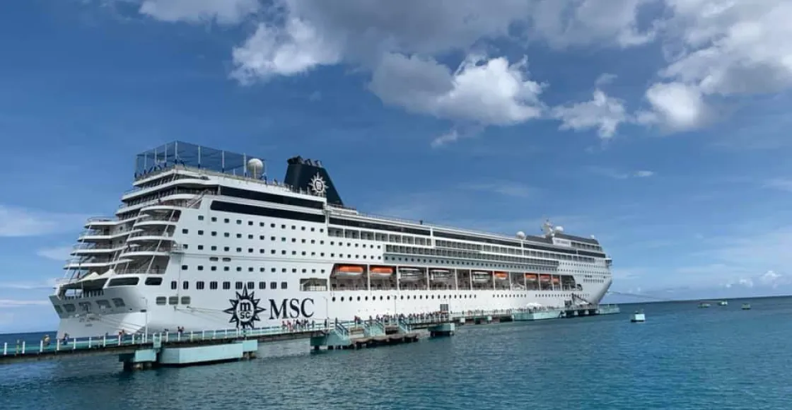 MSC Cruises Armonia cruise ship sailing to homeport