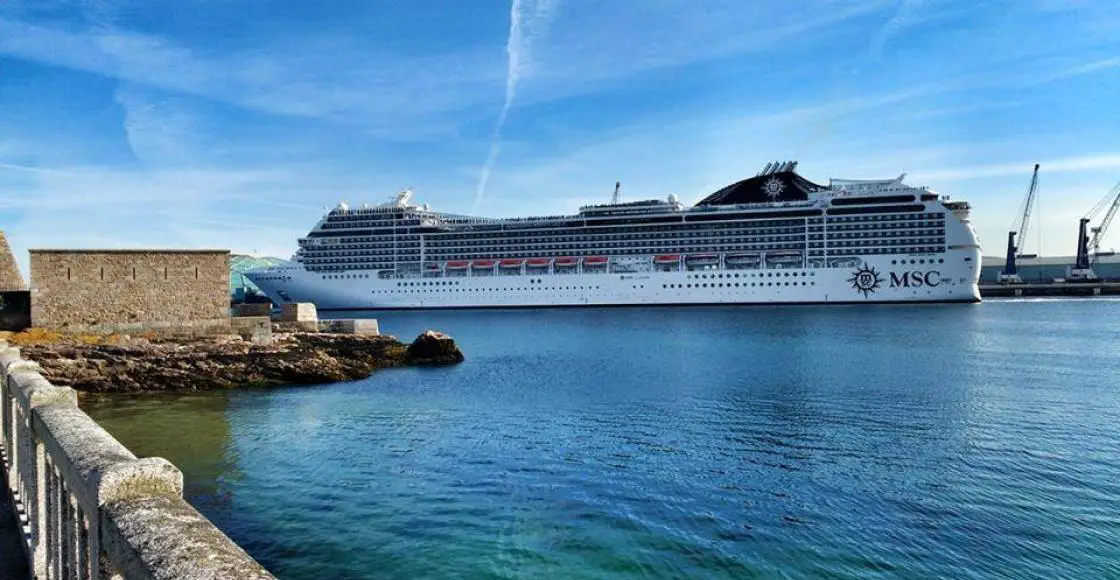 MSC Cruises Magnifica cruise ship sailing to homeport