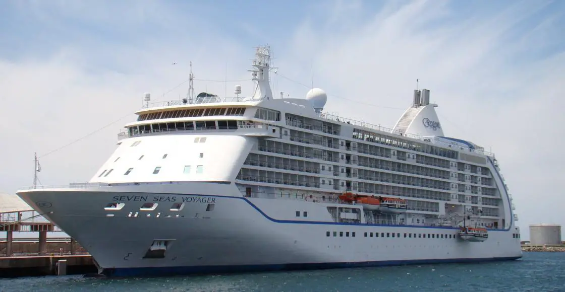 Regent Seven Seas Cruises cruise ship  Seven Seas Voyager sailing from home port