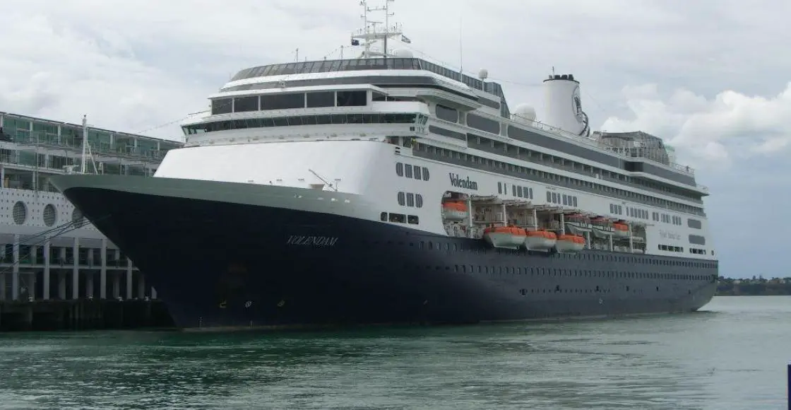 Holland America Line cruise ship ms Volendam sailing to homeport